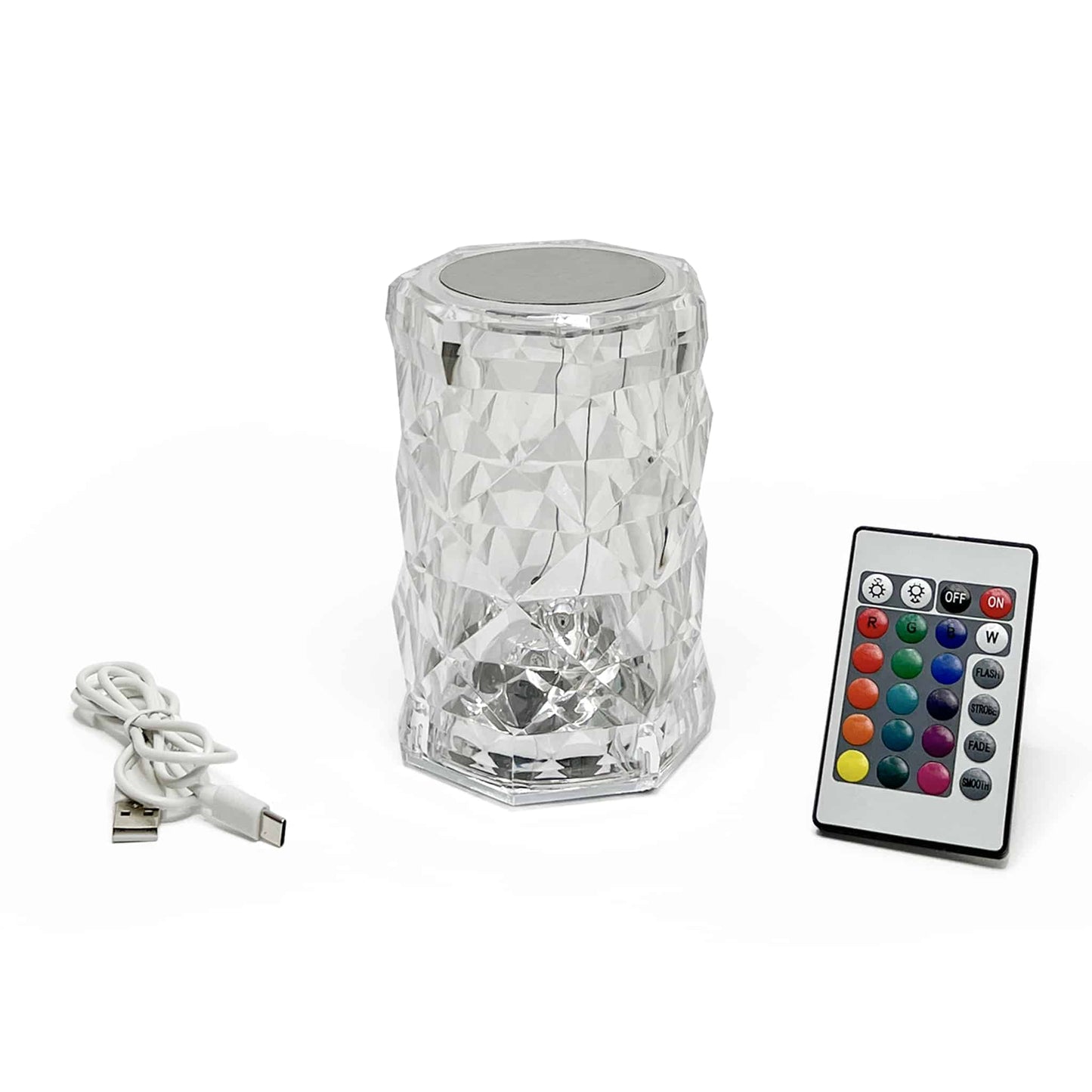 Crystal-rose-lamp-table-touch-Led-Control-16-colours-display-with-cable-and-remote-control